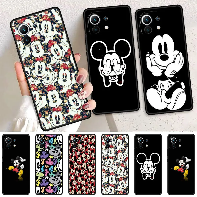 

Case For Xiaomi Mi Poco X3 NFC 11T Pro 11 Lite 12 X5 13 X4 GT 10T 9T M5 M3 C40 F1 Silicone Phone Cover Anime Mickey Mouse Funda