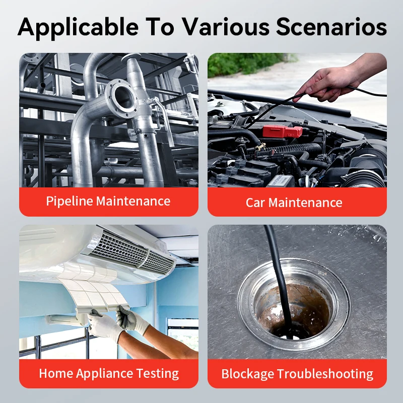 Камера-эндоскоп с шарнирным соединением 4 3 дюйма HD 1080P IP67