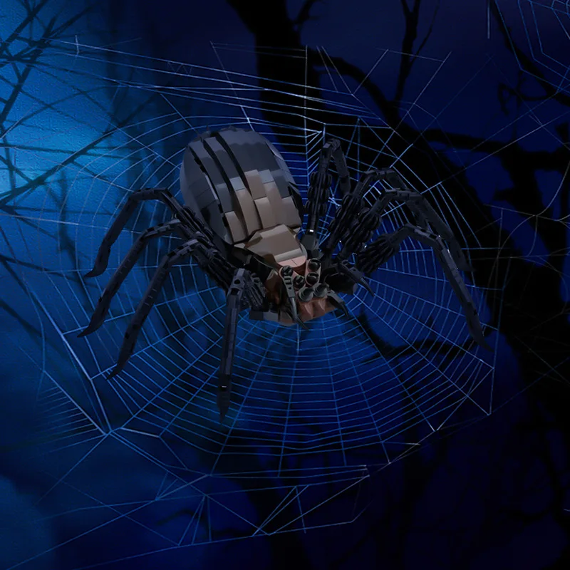 Кольца MOC из фильма Возврат короля строительный блок большой паук Shelob