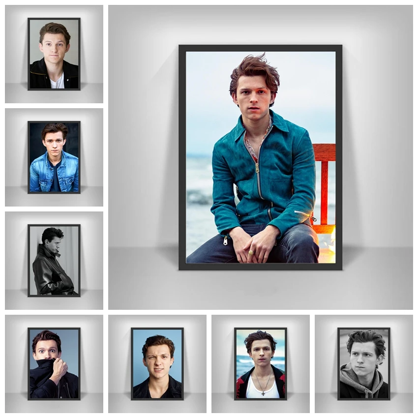 

Картина из страз Tom Holland 5D «сделай сам», вышивка из фильма звезда актер, искусство, полноразмерная круглая вышивка крестиком, мозаика, украше...