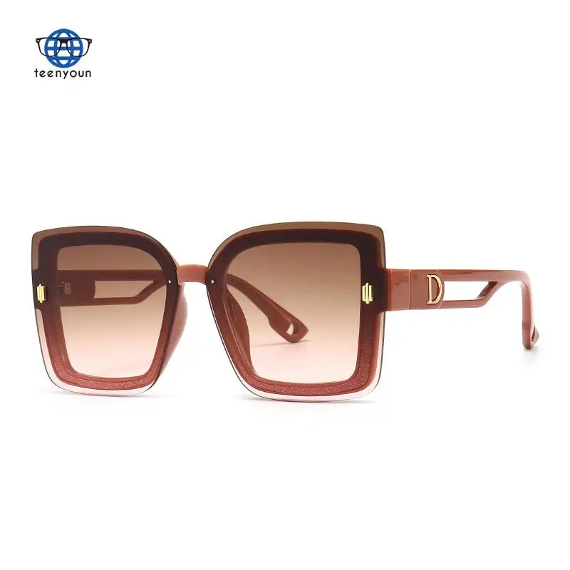 

Teenyoun Shades Cat Eye Women's Ins Models Square Sunglasses Sun Glasses