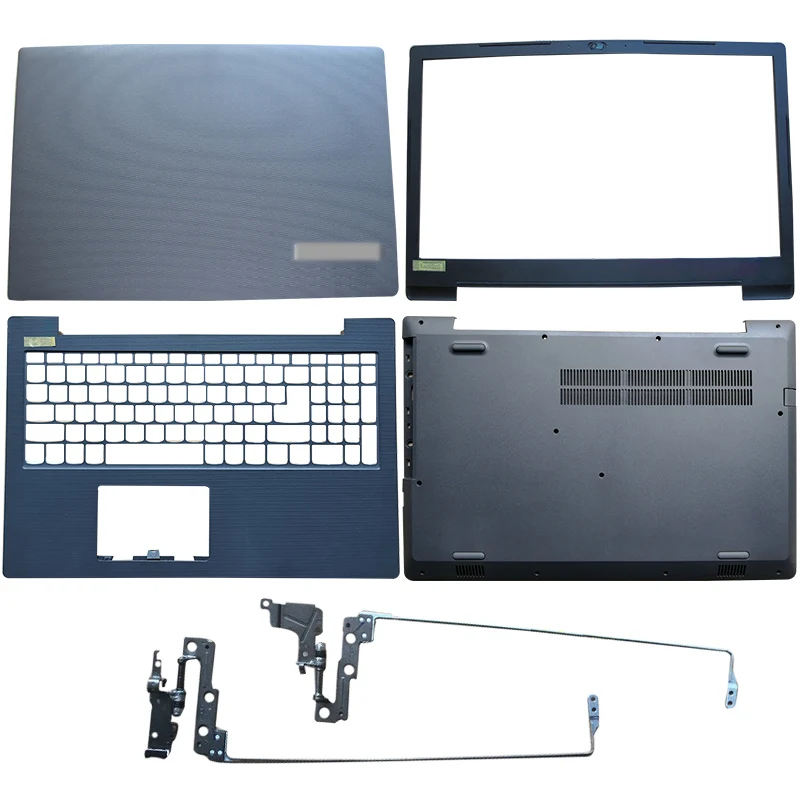 

New Laptop LCD Back Cover/Front Bezel/Hinges/Palmrest/Bottom Case For Lenovo V130-15 V130-15IKB V330-15 Housing Case Cover Black