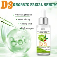 d3 organic facial serum certified organic whole food serum anti wrinkle anti aging facial skin care fade fine line repair