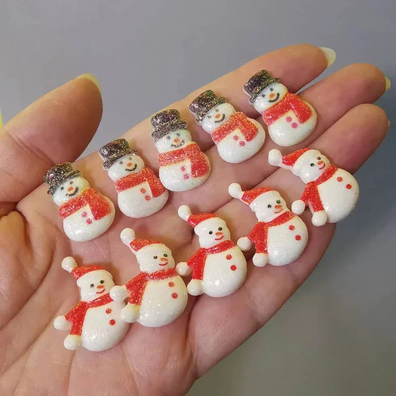 10 шт. миниатюрные украшения Снежный человек