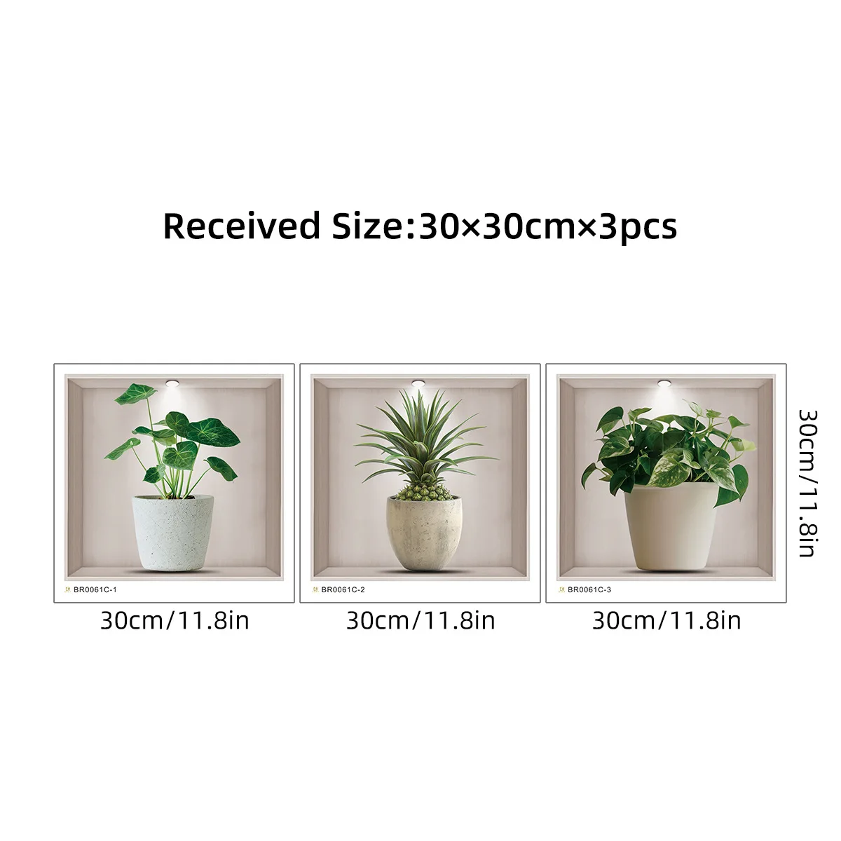 

3D наклейки для стен ПВХ