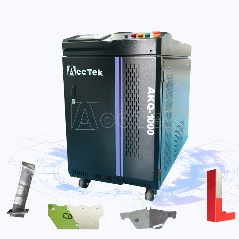 

AccTek Laser Cleaner Rust Removal 1KW 1.5KW 2KW 3KW Fiber Laser Cleaning Machine To Remove Mill Sale & Rust For Steel Beam