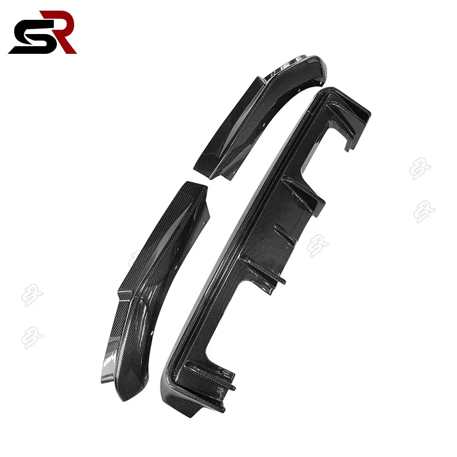 BMW G80 M3 G82 G83 Углеродное волокно 3D Стайлинг Высокое качество Диффузор Задний бампер