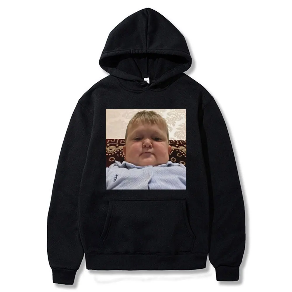

Hasbulla Fighting Meme Pullover Russia Mini Khabib Blogger Graphic Print Hoodies Men Women Loose Hooded Sweatshirt Streetwear
