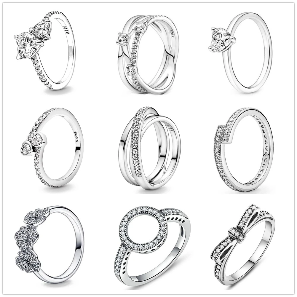 Новинка модное кольцо серебряного цвета регулируемые кольца на палец