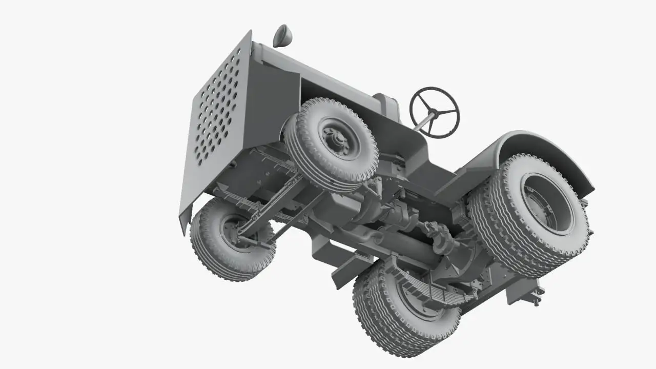 Thunder TM32004 1/32 Clarktor 6 Mill-44 самый тяжелый трактор для аэрополя-двойные задние колеса