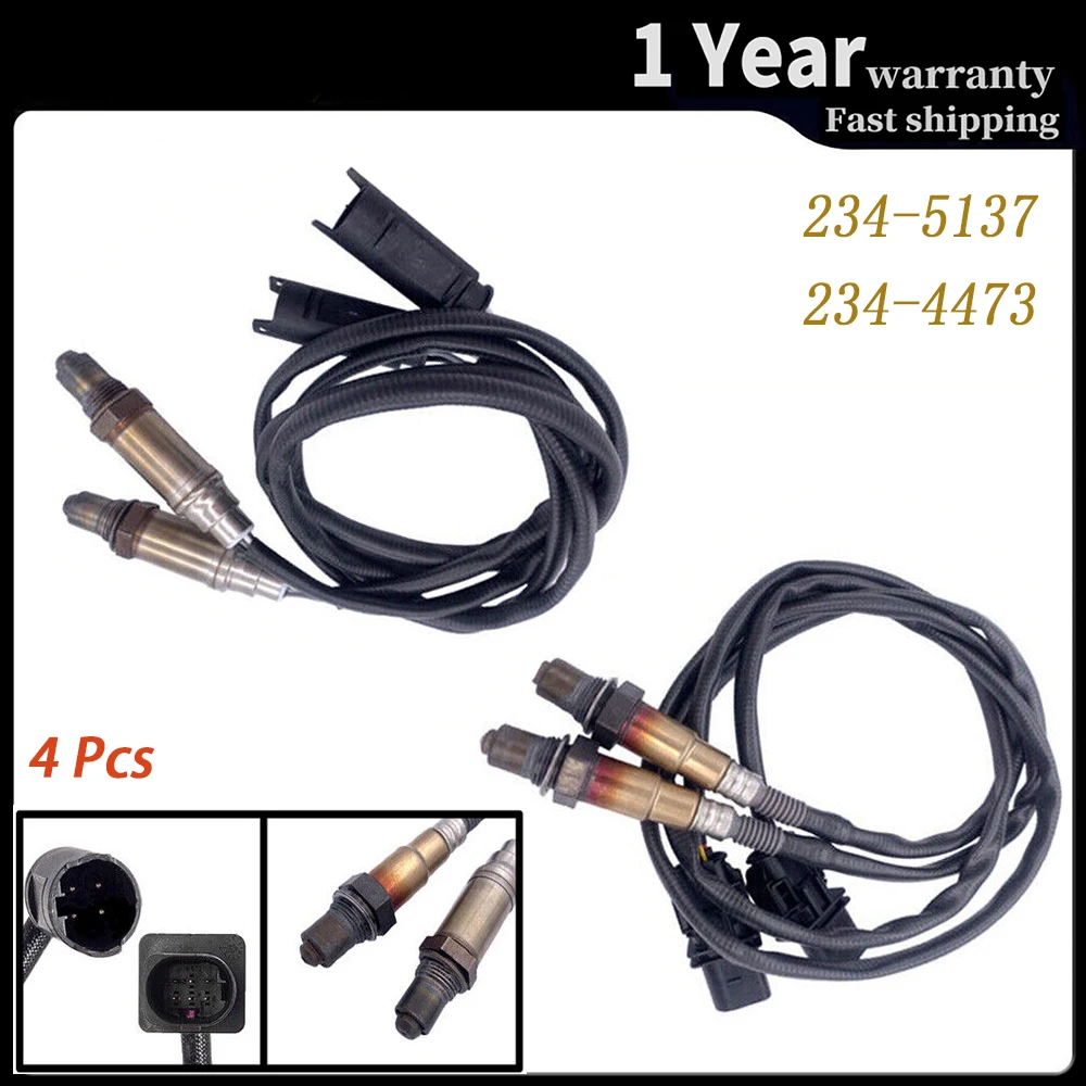 4 шт. сменные датчики кислорода для BMW 2005 2004 2003 525I 530I 325CI 325I 330CI 330I X3 234-5137 234-4473