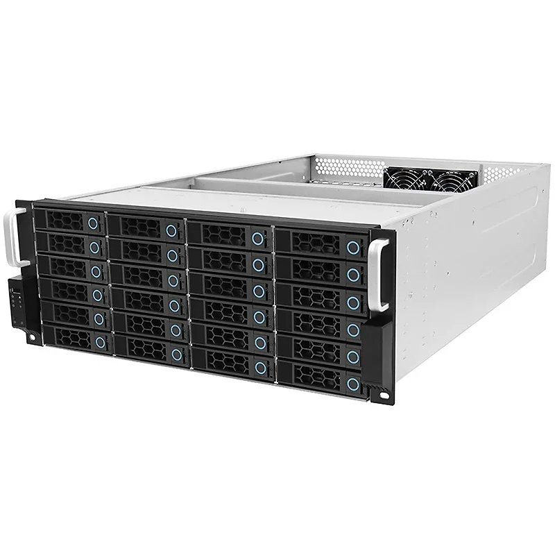 ZhenLoong 4U JBOD 12G Sff8644 24-гранный жесткий диск док-корпус с внешним расширением
