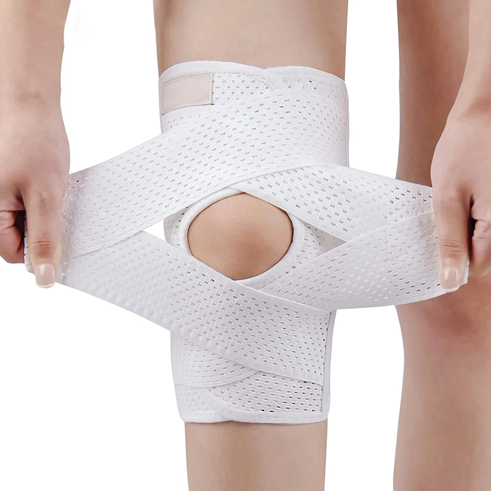 

1Pcs Knee Pads with Side Stabilizers for Meniscal Tear Knee Pain ACL MCL Arthritis Injuries Recovery Breathable Knee Support