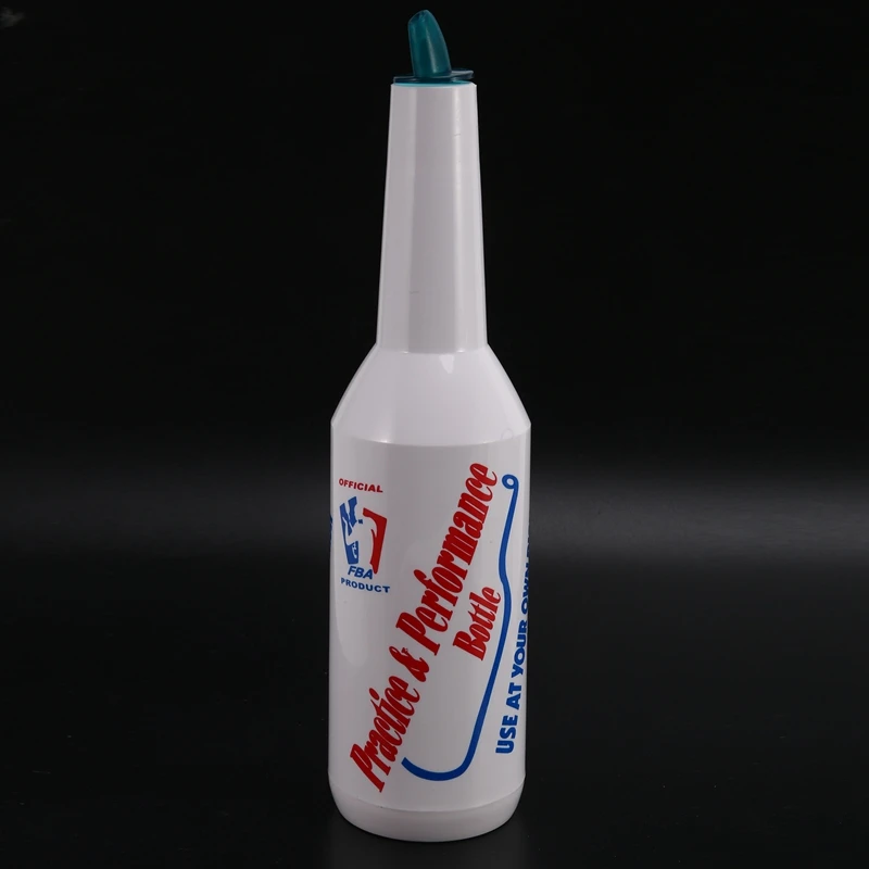 Белая профессиональная пластиковая прочная барная бутылка для тренировок Flair