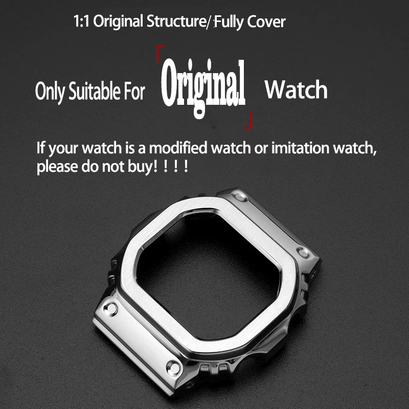 Remodel Band +Case GW-B5600 DW5600 5610 for Casio for G-shock Replacment Band Strap Watch Band Bezel 5600 Metal GWM5610 GW5000