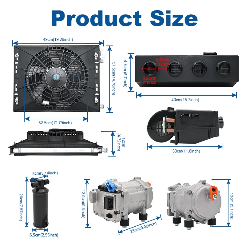 404Универсальный электрический автомобильный воздушный компрессор с системой