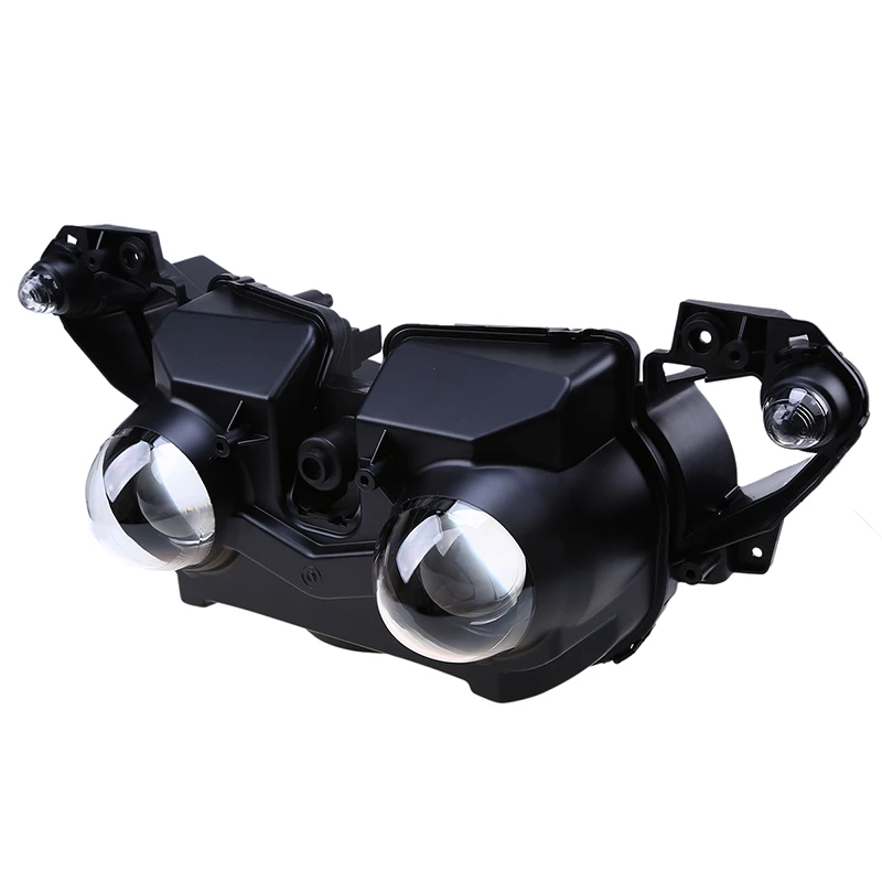 

Motorcycle Headlight Assembly Headlamp Housing Clear Lens Front Head Lights Case Cafe Racer ATV For Yamaha YZF R1 2009 2010 2011