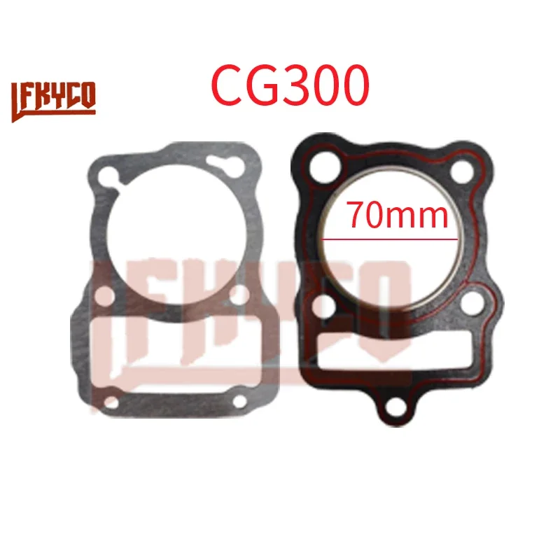 

Мотоцикл для CG125 CG150 CG175 CG200 CG250 CG300, Комплект прокладок головки цилиндра питбайка, мопеда, скутера, двигателя