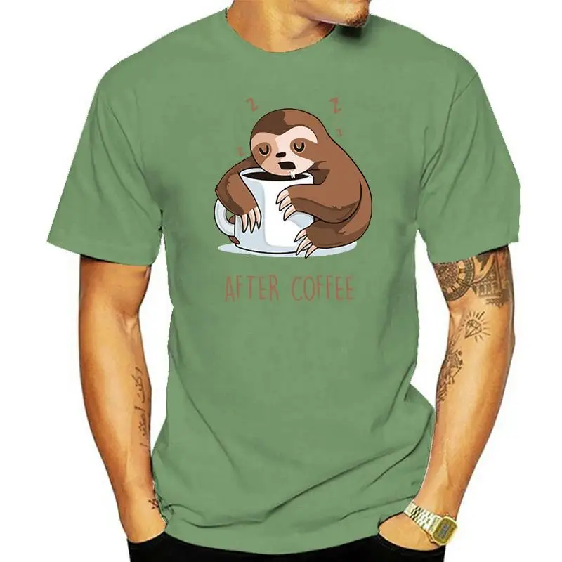 

Забавная мягкая мужская футболка из 100% хлопка с принтом кофе и кофеина