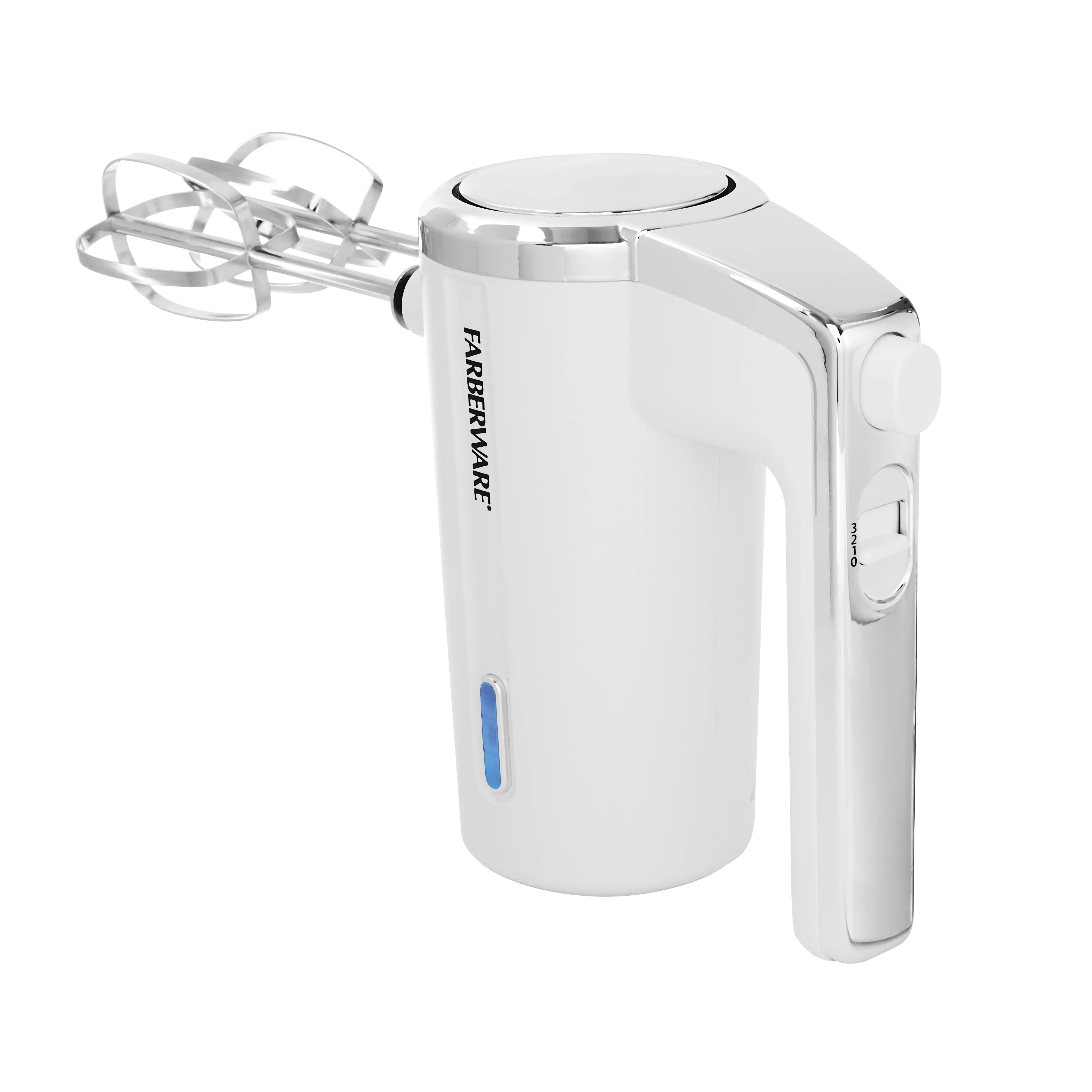 

Cordless Rechargeable 3 Speed Hand Mixer White