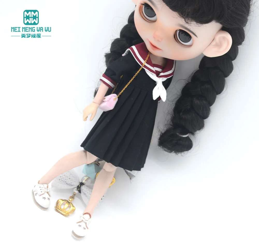 Одежда Blyth школьная форма юбка джинсовая кружевная для Azone OB22 аксессуары кукол |