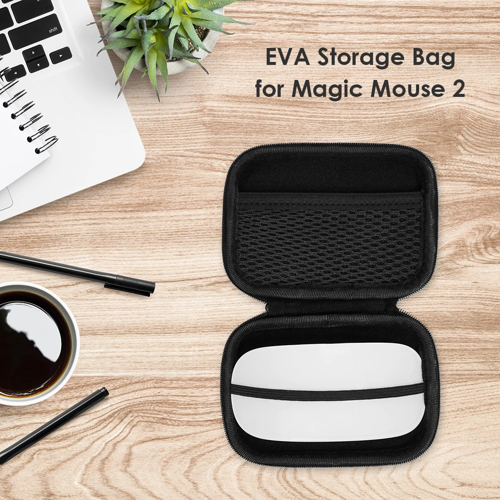 

Outdoor Useful Mini Storage Bag Portable Travel Hard Shell EVA Carrying Case for Apple Magic Mouse 2 Magic Mouse