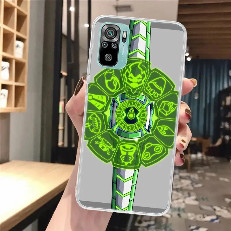 Мягкий чехол для телефона с рисунком Бен 10 Xiaomi Redmi Note 14 13 12S 12 11S 11 11E Pro Plus 10S 9S 9 Note14