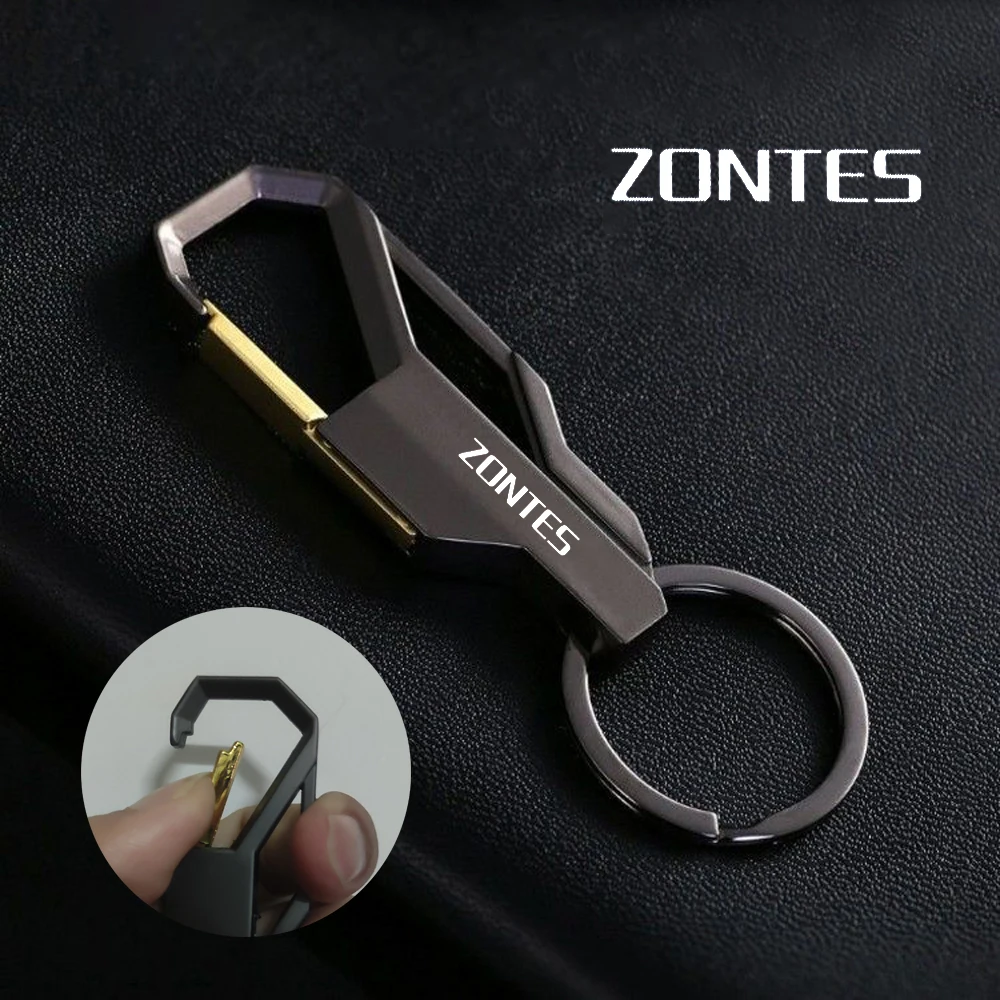 Motorcycle Keychain Accessories For Zontes G1 125 ZT125 G1 ZT125U ZT 125 U ZT 310R 310X ZT310R Waist Hanging Key Ring KeyChains