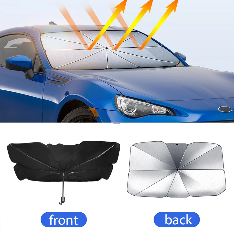 

Car Sunshade Umbrella Car Sun Shade Protector Parasol Summer Sun Interior Windshield Protection Accessories For Auto Shading