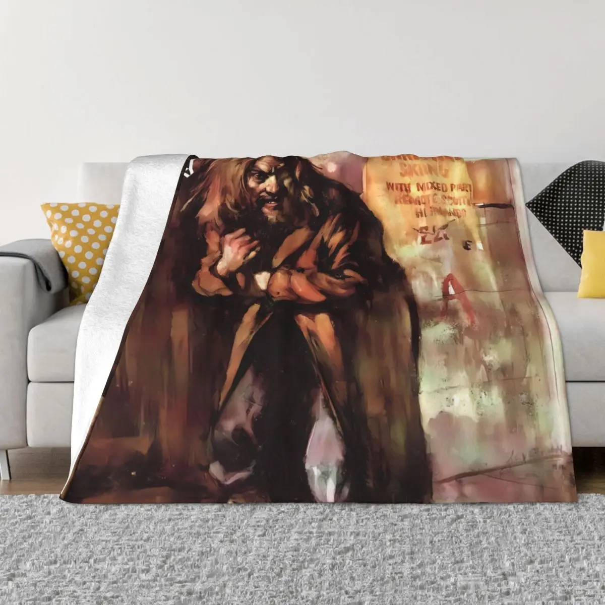 Aqu aand Album Music Jethro Tull Band Одеяло Покрывало на кровать для пикника Униформа кровати