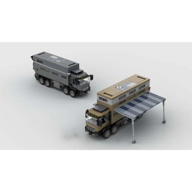 Конструктор Лего MOC-119891 Открытый кемпер-фургон 8x8
