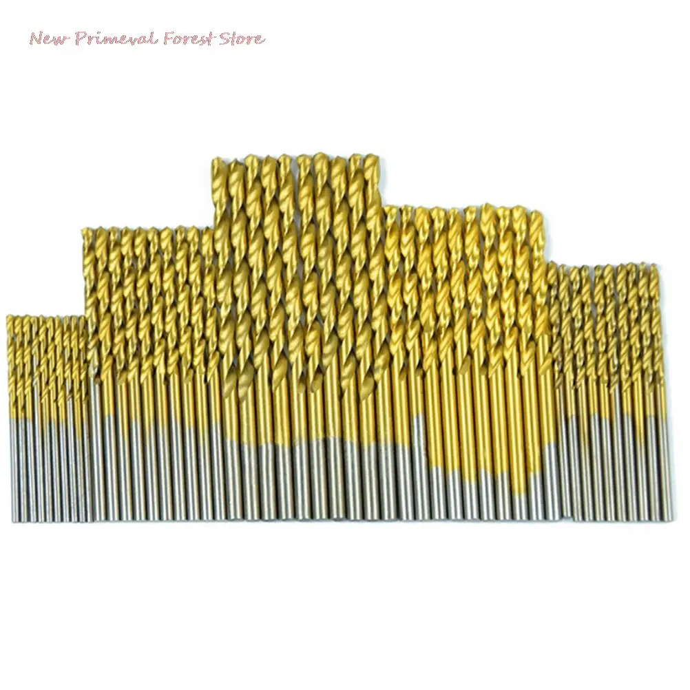 

TopSale 1/1.5/2/2.5/3mm Tungsten Carbide Twist Drill Bit Power Tool High Speed Steel HSS Titanium Coated Drill Bit Set Hex Shank