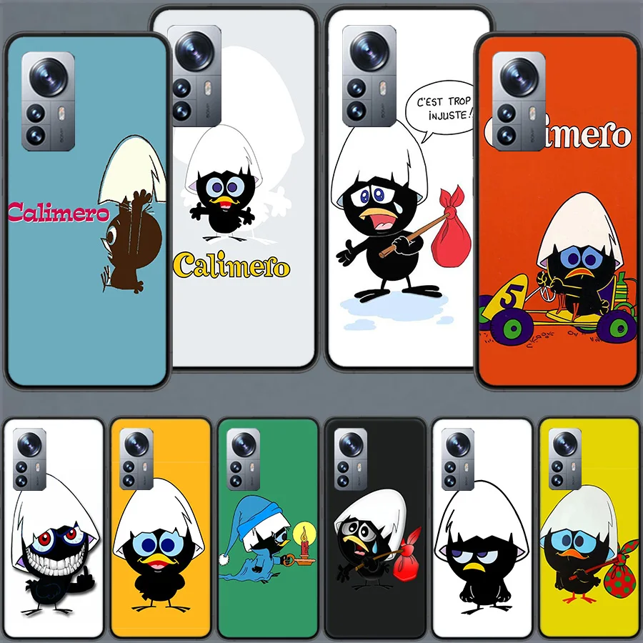 

Calimero Cute Cartoon Duck Phone Case For Xiaomi Poco X5 Pro 5G X4 GT X3 NFC M5 M5S M4 M3 F3 F2 F1 Mi Note 10 Lite A3 CC9 Cover