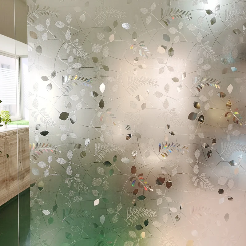 

YaJing Window Privacy Film, 3D Static Decoration Glass Film Vinyl Self Adhesive Film for UV Blocking Heat Control Glass Sticker