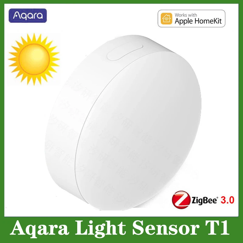 

New Aqara Light Sensor T1 Brightness Sensor Zigbee 3.0 Auto Smart Home Light Detector Magnetic APP Control Work For Homekit