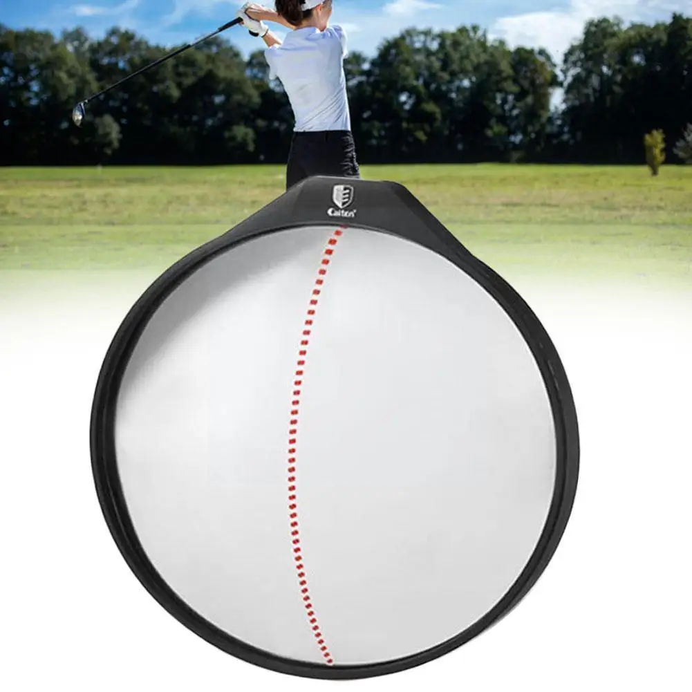 

Тренировочное зеркало для гольфа, широкоугольный выпуклый зеркальный выравниватель для качели, тренировочные Вспомогательные аксессуары ...