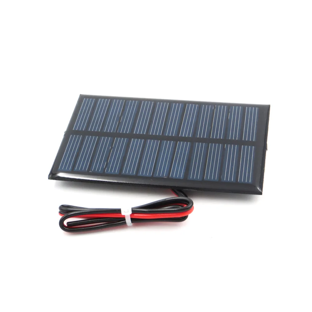 

6V 0.6W Solar Power Element Type + 30cm Red Black Line DIY Solar Board