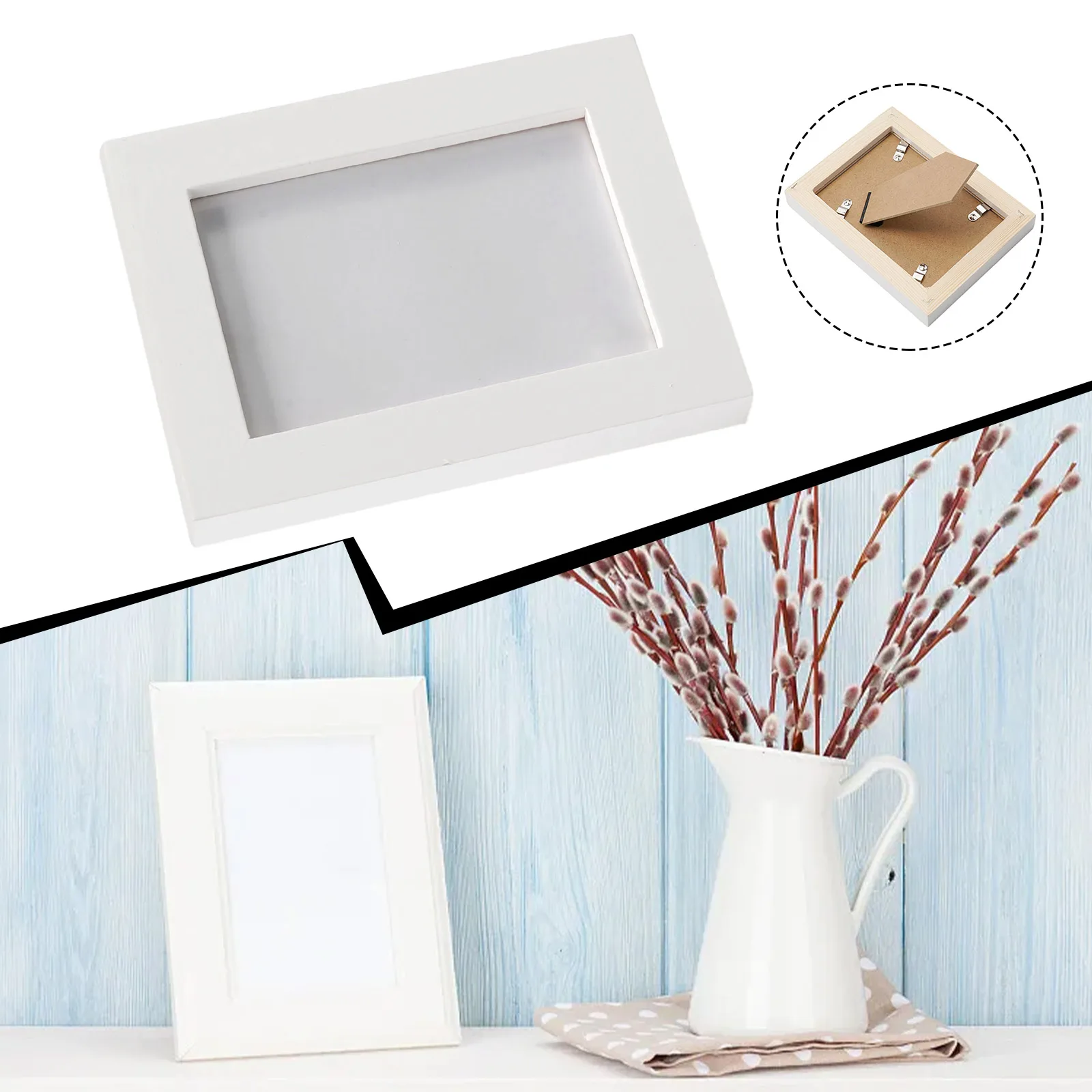 Современная фоторамка рамки для плакатов 11 8*15 8 см черный белый цвет дуб