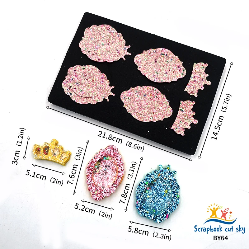 

An Crown Shakes DIY BY64 Muyu Wooden Mold Scrapbook Cutting Dies Suitable For Market General Machines