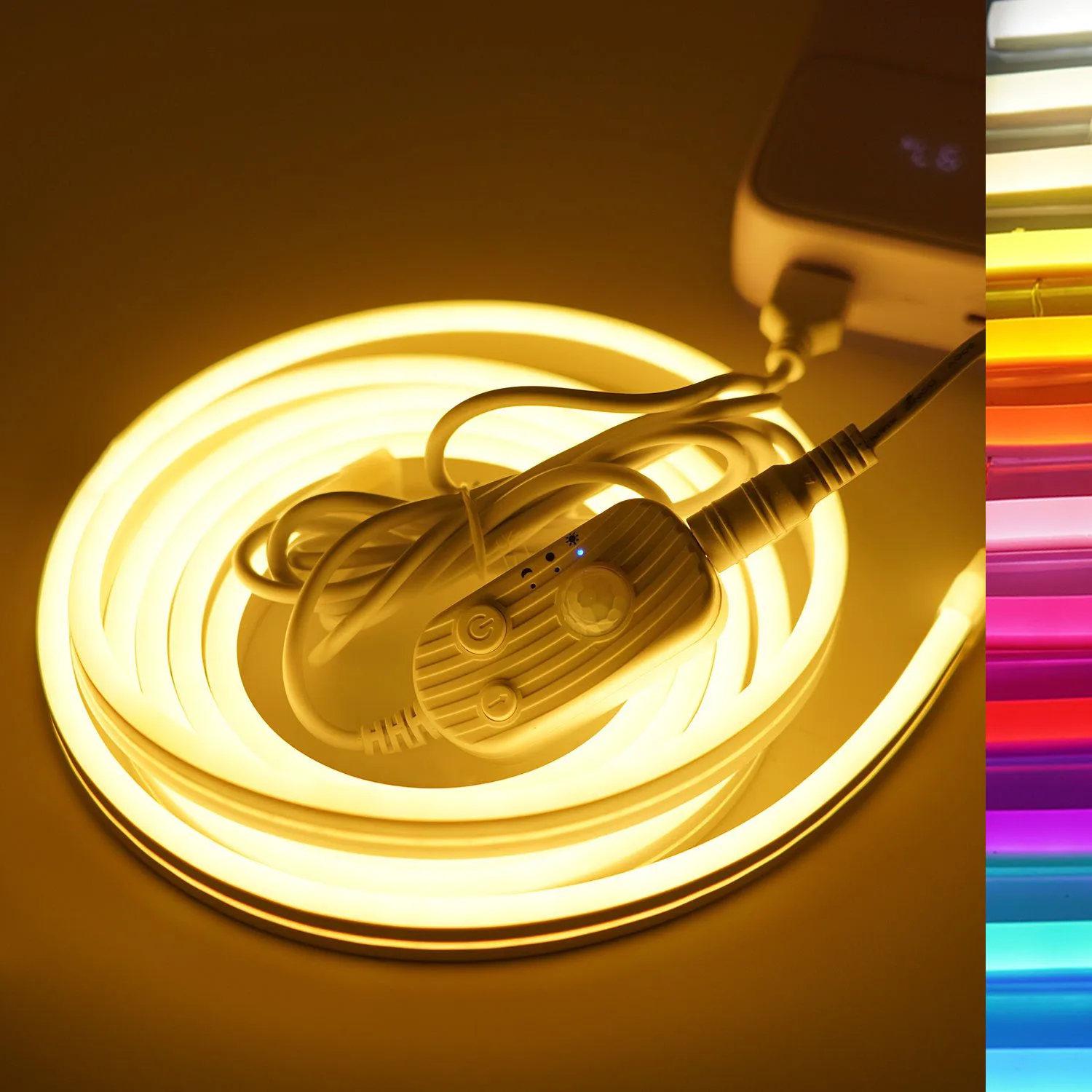 Неоновая лента с USB-датчиком движения длина 1-5 м