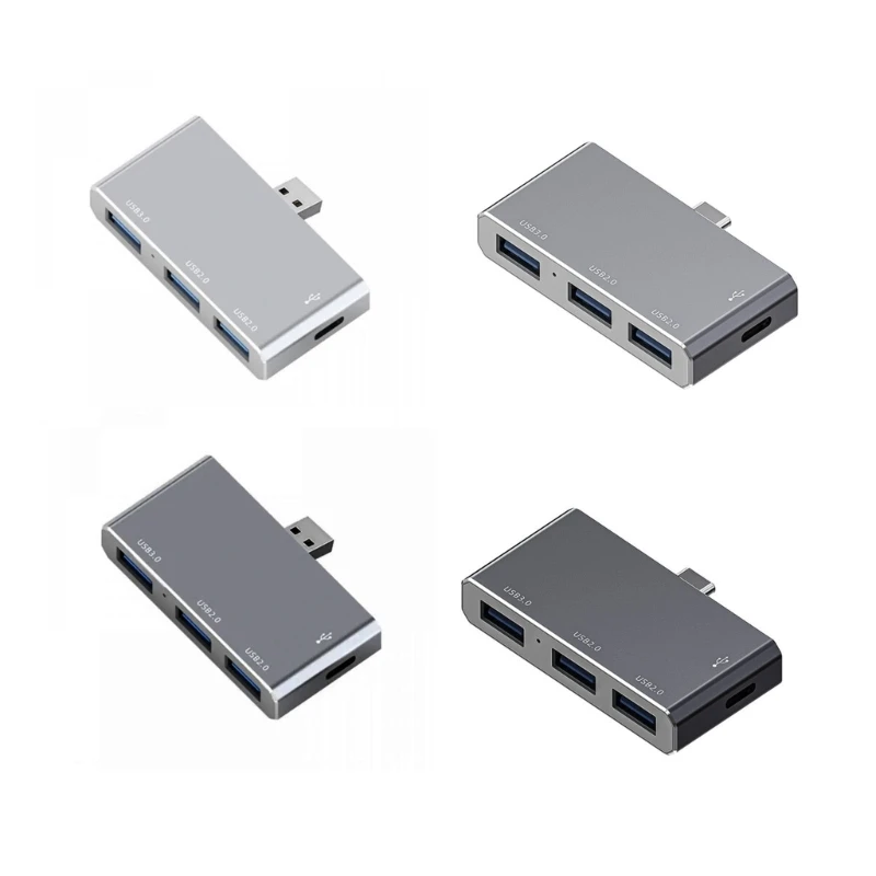

Type-C HUB USB C Multi Splitter 4 IN 1 4-port USB 2.0 Fast Charging Adapter Dropship