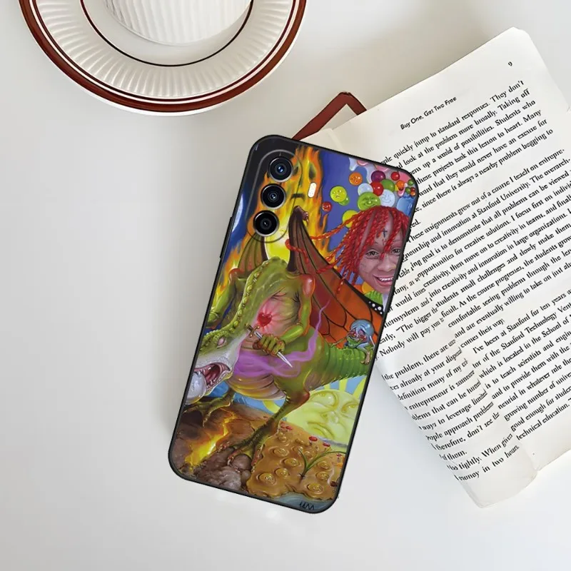 Фото T-Trippie-Rapper-Redds чехол для телефона Huawei P50 P30 P40 P10 P20 P9 Pro Plus P8 2022 Psmart задняя крышка №3