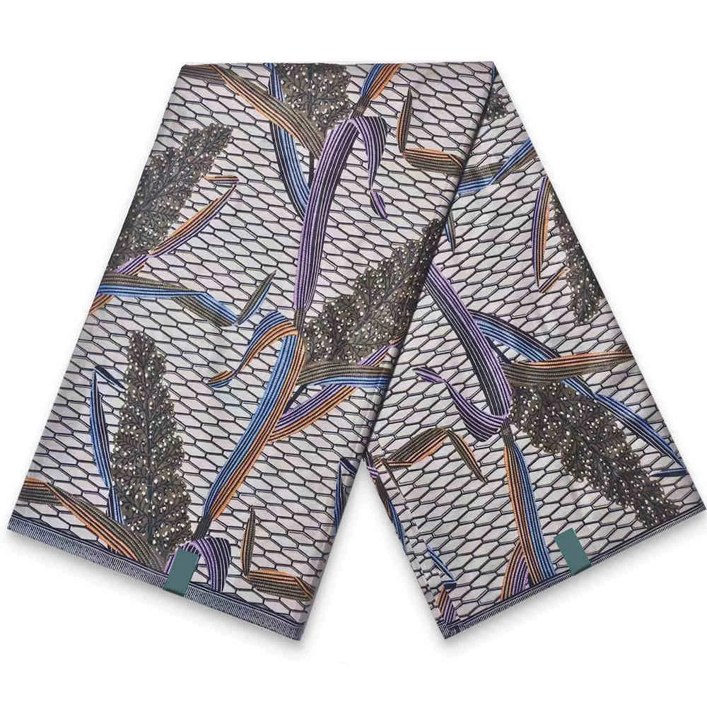 Новый дизайн восковая ткань Анкара высокое качество африканская с принтом 100%