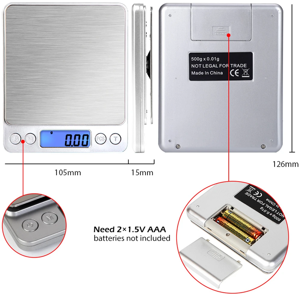 Портативные электронные кухонные весы водостойкие точные для взвешивания