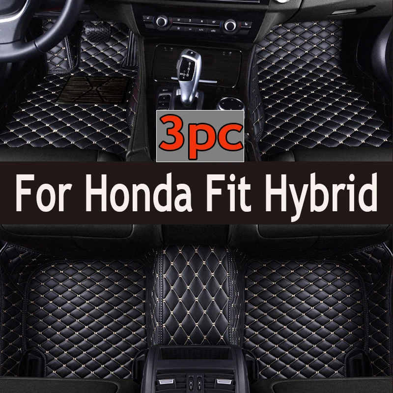 

Автомобильные коврики для Honda Fit Jazz Hybrid GP5 GP6 2014 ~ 2020, водонепроницаемые защитные напольные коврики, автомобильные аксессуары