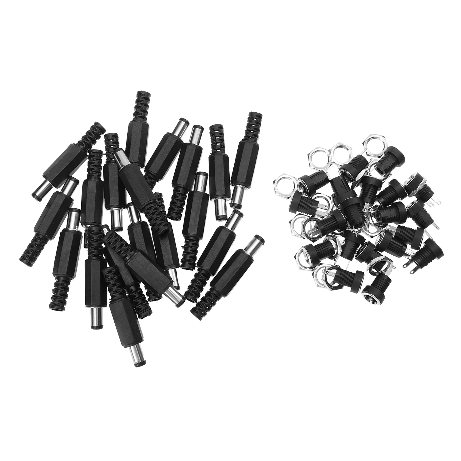 

20 Pairs Replacement Socket Male Microphone Connector Practical Plugs