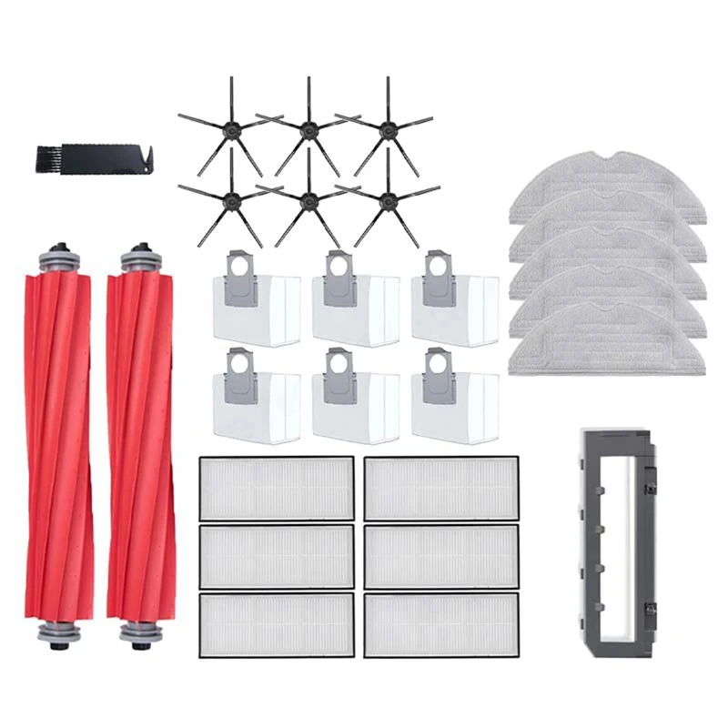 

Main Side Brush Filter Replacement For Xiaomi Roborock S7 Maxv S7 Maxv Plus S7 Maxv Ultra G10S Pro Vacuum Cleaner