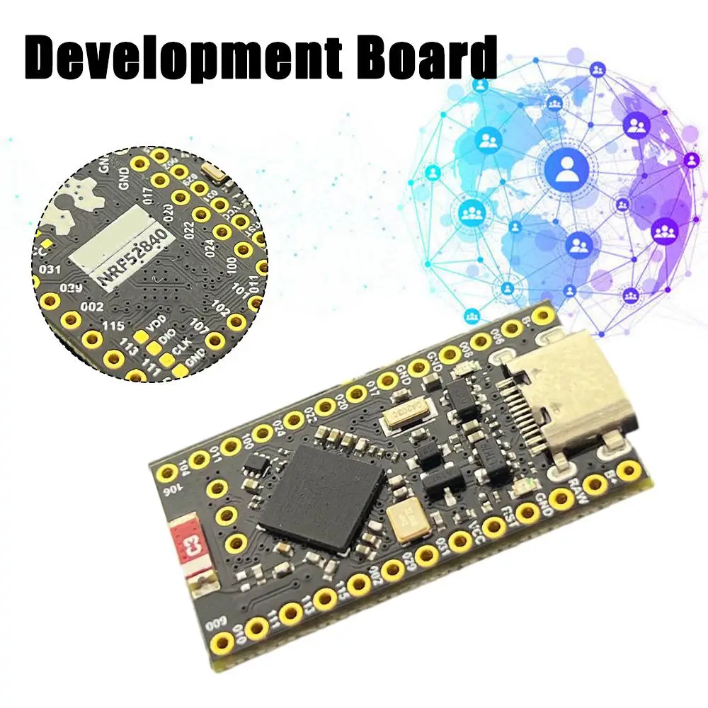 

Supermini NRF52840 Development Board For Nice!Nano V2.0 Bluetooth Charging Management Board New 2023 P0X8