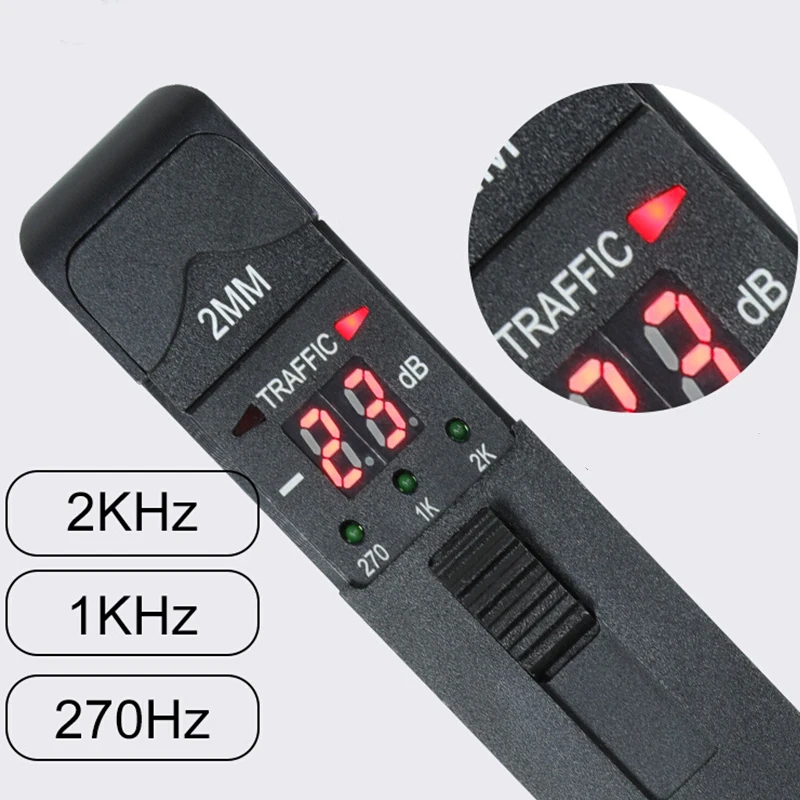 RY3306 Optical Fiber Identifier 800-1700nm Live Fiber Identifier Detector Identificador Test Tool Light Direction Detector