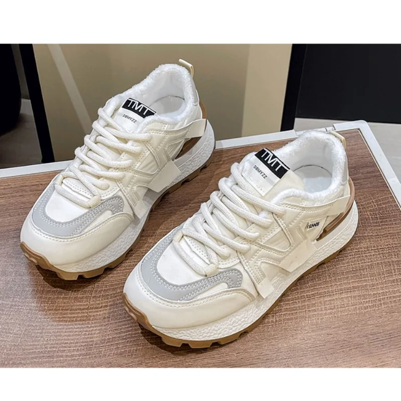 

Женские кожаные кроссовки для бега, дышащие удобные повседневные кроссовки для улицы, новинка 2023